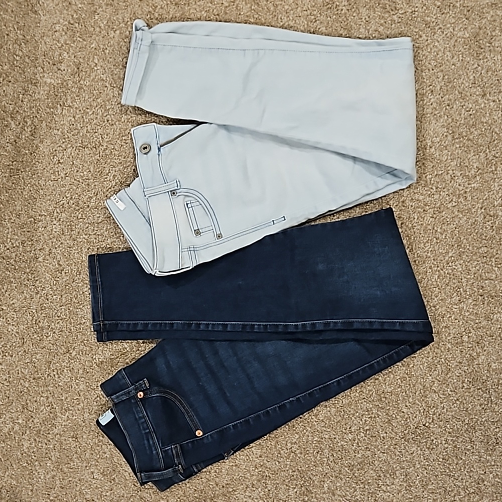 RE Generation, Celebrity Pink, light and dark jeans size 3/26